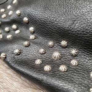 Leather Purse, rivets *gc