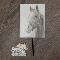 Wood Horse Picture Wall Mount
