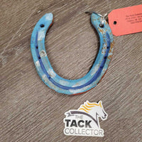 Arts & Crafts Painted Horse Shoe *gc, rusty, rubs
