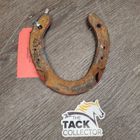 Arts & Crafts Painted Horse Shoe *gc, rusty, rubs
