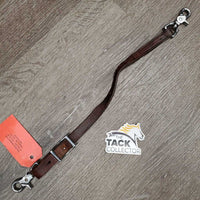 Soft Leather Western Saddle Holy Crap Strap, 2x snaps, conway buckle *gc, rubs, twists, bent, dents, xhole
