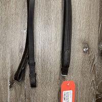 Rsd Padded Monocrown Bridle, Smooth Thick Reins, finger stops *vgc, mnr dirt, creases
