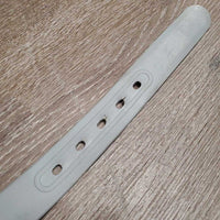 Soft TPE Plastic Belt, buckle *gc/fair, split - cracking holes, clean, scuffs, rubs, scratches & stains
