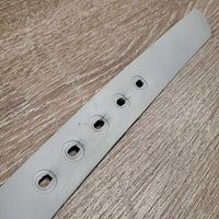 Soft TPE Plastic Belt, buckle *gc/fair, split - cracking holes, clean, scuffs, rubs, scratches & stains
