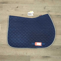 Classic Quilt Jump Profile Saddle Pad, 1x piping *vgc, clean, stains, mnr hair
