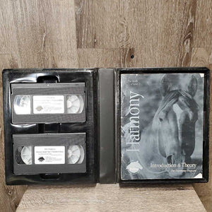 Pat Parelli: Part 2 The Study of Level 2 - VHS set: 2 VHS, 1 Book, 1 Tape Cassette, 10 Booklets *gc, dirty, rubs, bent, marker, inscribed, split case