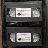Pat Parelli: Part 2 The Study of Level 2 - VHS set: 2 VHS, 1 Book, 1 Tape Cassette, 10 Booklets *gc, dirty, rubs, bent, marker, inscribed, split case
