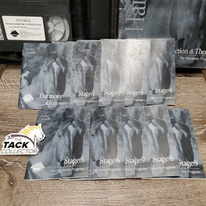 Pat Parelli: Part 2 The Study of Level 2 - VHS set: 2 VHS, 1 Book, 1 Tape Cassette, 10 Booklets *gc, dirty, rubs, bent, marker, inscribed, split case