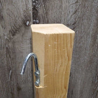 Hanging Wood Saddle Rack - Holder *like new