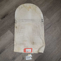 Gel Half Pad, removable cover (fair) *vgc, mnr dirt, hair Cover: stained, filthy
