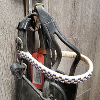 Driving Bridle, Half Cheek, Over Check, Blinders *gc, clean & dusty, rubs, dings, cracks
