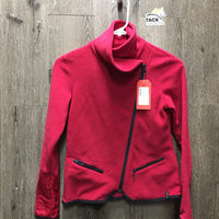 JUNIORS LS Fleece Jacket - Zipper *vgc, v.mnr pilly cuffs, older?
