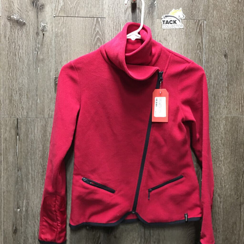 JUNIORS LS Fleece Jacket - Zipper *vgc, v.mnr pilly cuffs, older?