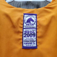 Hard Shell Saftey Vest, zipper, velcro, Level 3 BETA 2009 *gc, mnr hair, dirt, stains?, older *06/14
