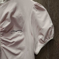 SS Show Shirt 1/2 Zip Up *gc, mnr crinkled collar
