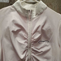 SS Show Shirt 1/2 Zip Up *gc, mnr crinkled collar
