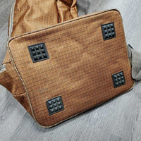 Garment Bag & Tall Boot Bag Set *vgc, mnr edge & corner rubs & frays, inside dirty bottom
