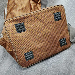 Garment Bag & Tall Boot Bag Set *vgc, mnr edge & corner rubs & frays, inside dirty bottom