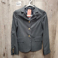 JUNIORS Show Jacket *vgc/gc, older, clean, hairy, loose button thread, dirt?stains, loose lining
