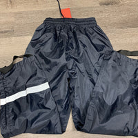 Rain Pants, elastic bottoms *vgc, clean, older, stretched elastic, stain