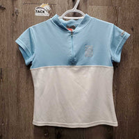 SS Polo Shirt, 1/2 Zip Up *gc, mnr snags & dingy
