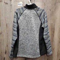 LS Fleece Sweater, Zipper *gc, clumpy, pills/rubs
