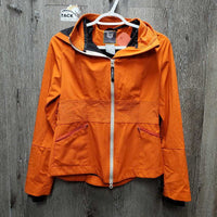 Short Rider Jacket, zipper, detachable zip hood *vgc/xc, clean, mnr snags & stains
