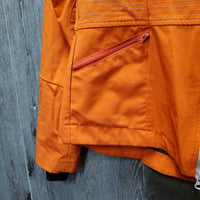 Short Rider Jacket, zipper, detachable zip hood *vgc/xc, clean, mnr snags & stains
