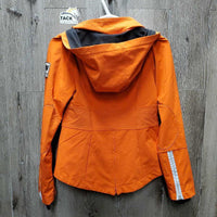 Short Rider Jacket, zipper, detachable zip hood *vgc/xc, clean, mnr snags & stains
