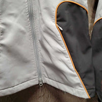 Fleece Lined Jacket, zipper *gc, mnr faded, unstitched seams, seam puckers & threads
