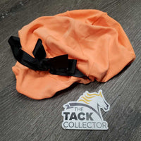 Lycra Helmet Cover, ribbon *vgc, clean, mnr stains & frayed edges
