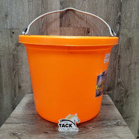 Flat Back Plastic Bucket *vgc, clean, mnr scratches
