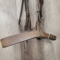 Flat Bridle *fair, older, faded, stains, cracks, residue, stiff, sticky
