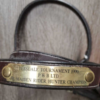 Rsd Bridle, Braided Reins "Teesdale Champ" *vgc, older, film, clean, stiff
