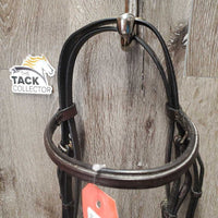 Rsd Bridle, Braided Reins "Teesdale Champ" *vgc, older, film, clean, stiff
