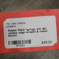 Rubber Reins *gc/vgc, mnr dirt, residue, edge scrapes & twists
