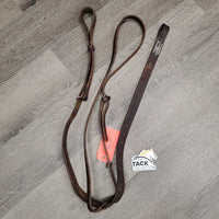Wide Flat Standing Martingale *no stopper, sticky, fair, broken & loose keepers, mold?salt, residue
