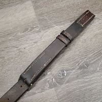 Flat Thick Soft Running Martingale *fair, No Stopper, dirt, stains, film, sticky, older, xholes, cracking holes, extended

