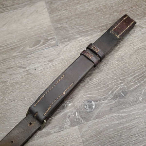 Flat Thick Soft Running Martingale *fair, No Stopper, dirt, stains, film, sticky, older, xholes, cracking holes, extended