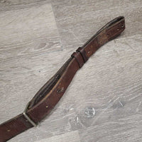 Flat Thick Soft Running Martingale *fair, No Stopper, dirt, stains, film, sticky, older, xholes, cracking holes, extended
