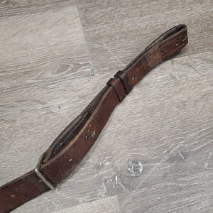 Flat Thick Soft Running Martingale *fair, No Stopper, dirt, stains, film, sticky, older, xholes, cracking holes, extended