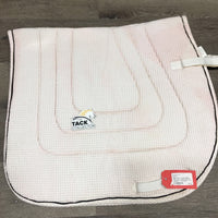 Waffle Weave Quilt Jumper Saddle Pad *gc, stains, mnr dingy, rubs, snags
