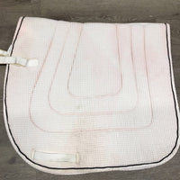 Waffle Weave Quilt Jumper Saddle Pad *gc, stains, mnr dingy, rubs, snags
