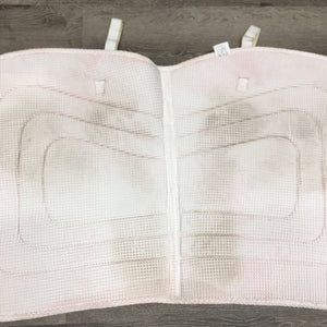 Waffle Weave Quilt Jumper Saddle Pad *gc, stains, mnr dingy, rubs, snags
