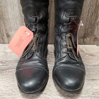 v.Soft Field Boots, Zips *vgc, older, clean, edges: curled, folded, thin & rubs, tabs folded
