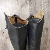 v.Soft Field Boots, Zips *vgc, older, clean, edges: curled, folded, thin & rubs, tabs folded
