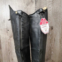 v.Soft Field Boots, Zips *vgc, older, clean, edges: curled, folded, thin & rubs, tabs folded
