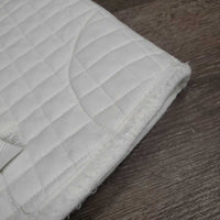 Quilt Dressage Saddle Pad *gc, stains, pilly, threads
