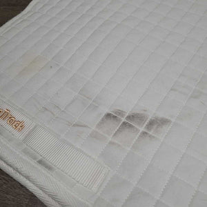 Quilt Dressage Saddle Pad *gc, stains, pilly, threads