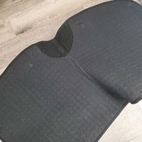 Quilt Dressage Saddle Pad, tabs *gc, hair, pilly, residue, rubs
